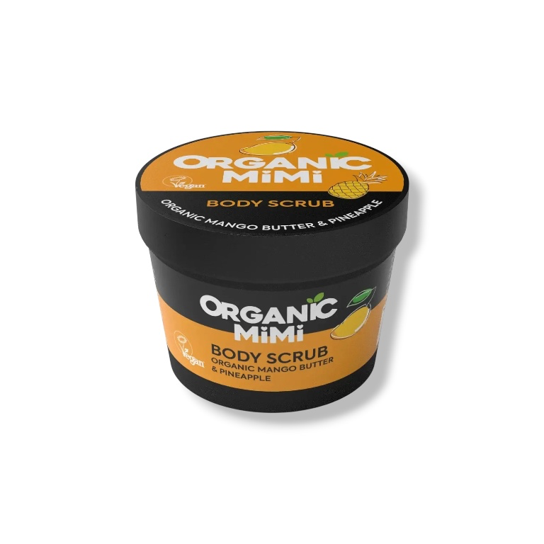 Organic Mimi, Body Scrub Mango & Pineapple, 120 g