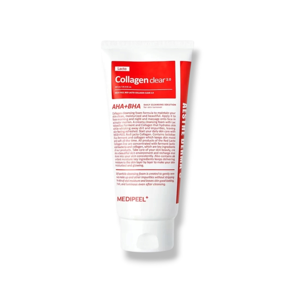 MEDI-PEEL Attīroša putu želeja RED LACTO COLLAGEN CLEAR 2.0, 300ml