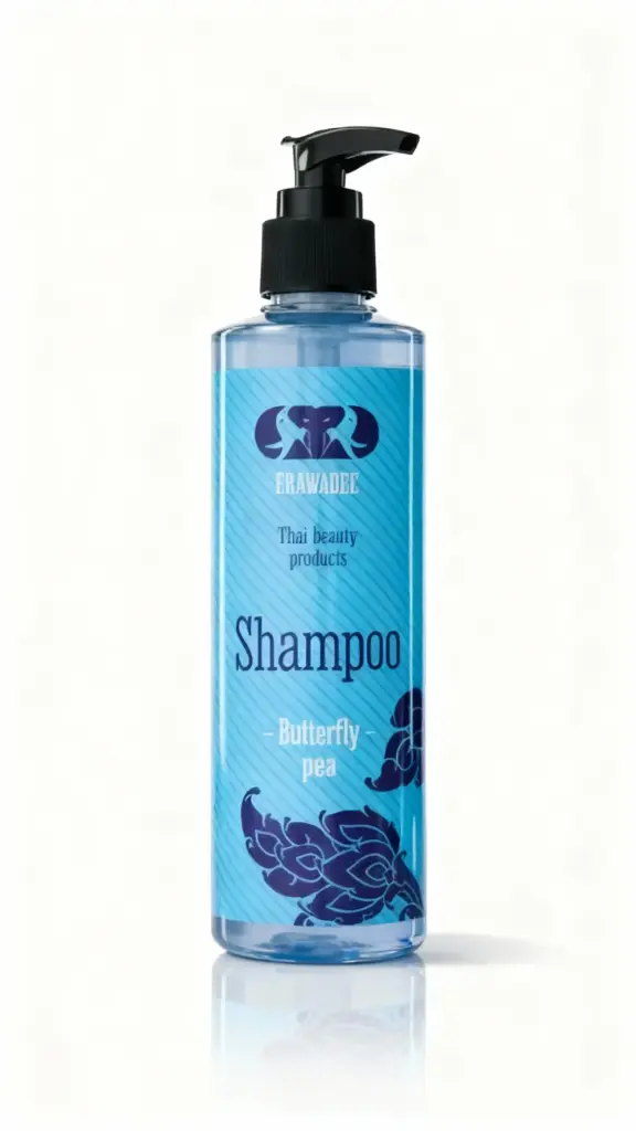 Шампунь с цветком анчан (Butterfly Pea)