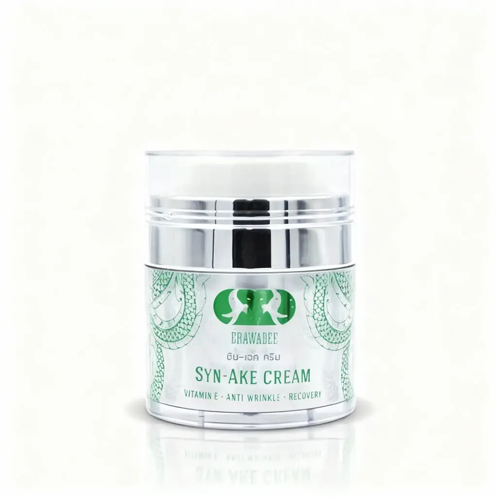Syn-Ake krēms — liftinga pregrumbu sejas krēms ar čūsku indes peptīdu