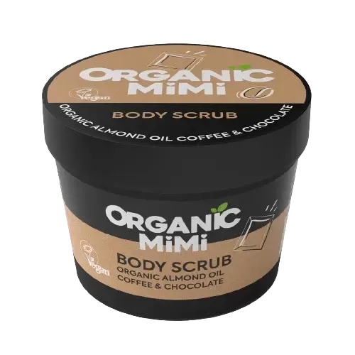 Organic Mimi, Body Scrub Coffee & Chocolate, 120 g