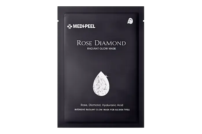 ROSE DIAMOND RADIANT GLOW MASK SHEET ROSE
